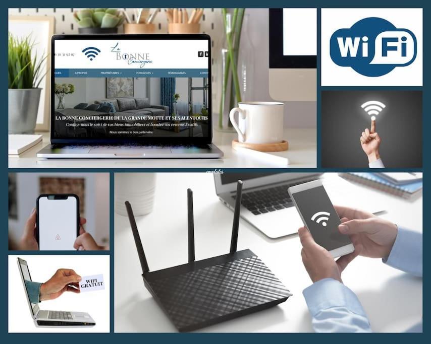 Le Nautilus Proche Plage Clim Parking Prive Wifi Proche Montpellier Carnon-Plage Exterior photo